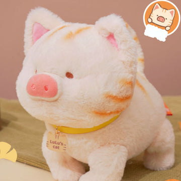 Mixed Piggy Cat Stuffed Animal Plush Toy